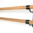 Double wooden ballet barre mounted to a wall, designed for dance studios, fitness centers, and home practice spaces.