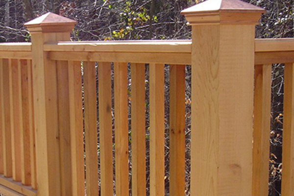 Cedar Wood Spindles and Balusters