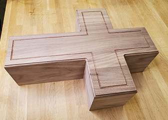 Cross Shaped Cremation Urn