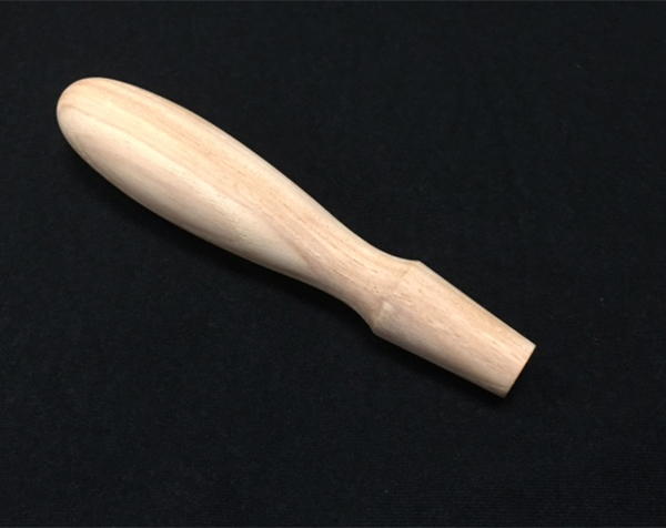 Custom Turned wood tool handle in hickory