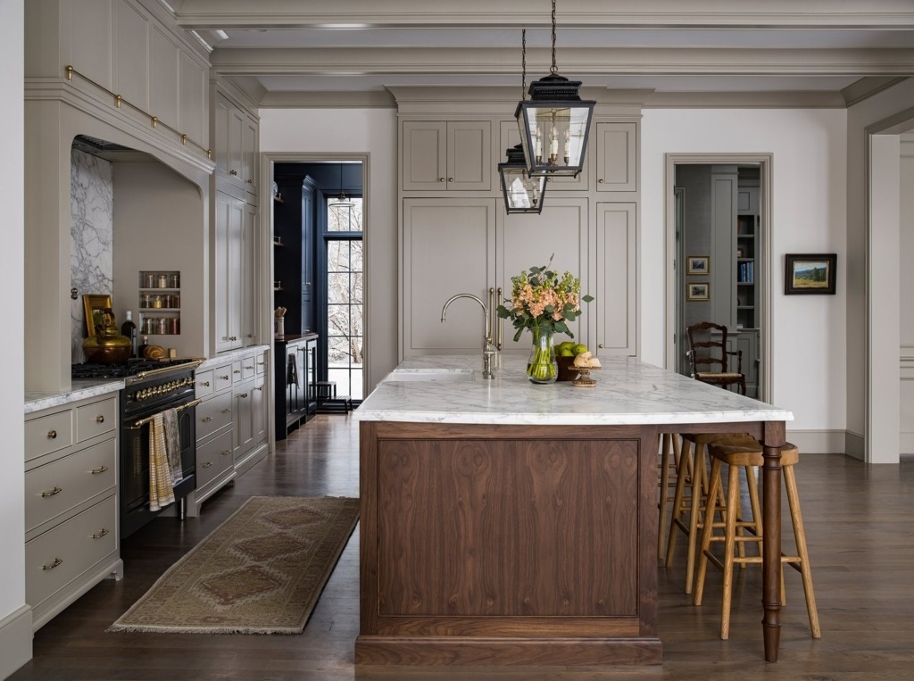 Curated visual reference: Gallery Detail: Case Study Custom Walnut Kitchen Island Legs